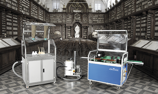 depulvera book cleaning machine