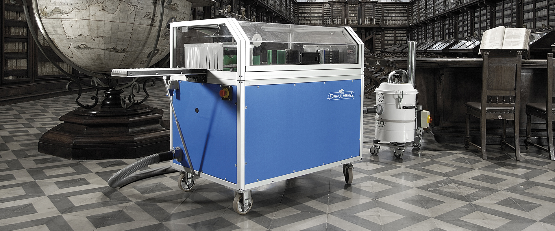 Depulvera Automatic Book Cleaning Machine