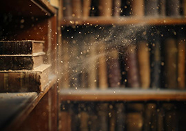 professional cleaning and dusting
